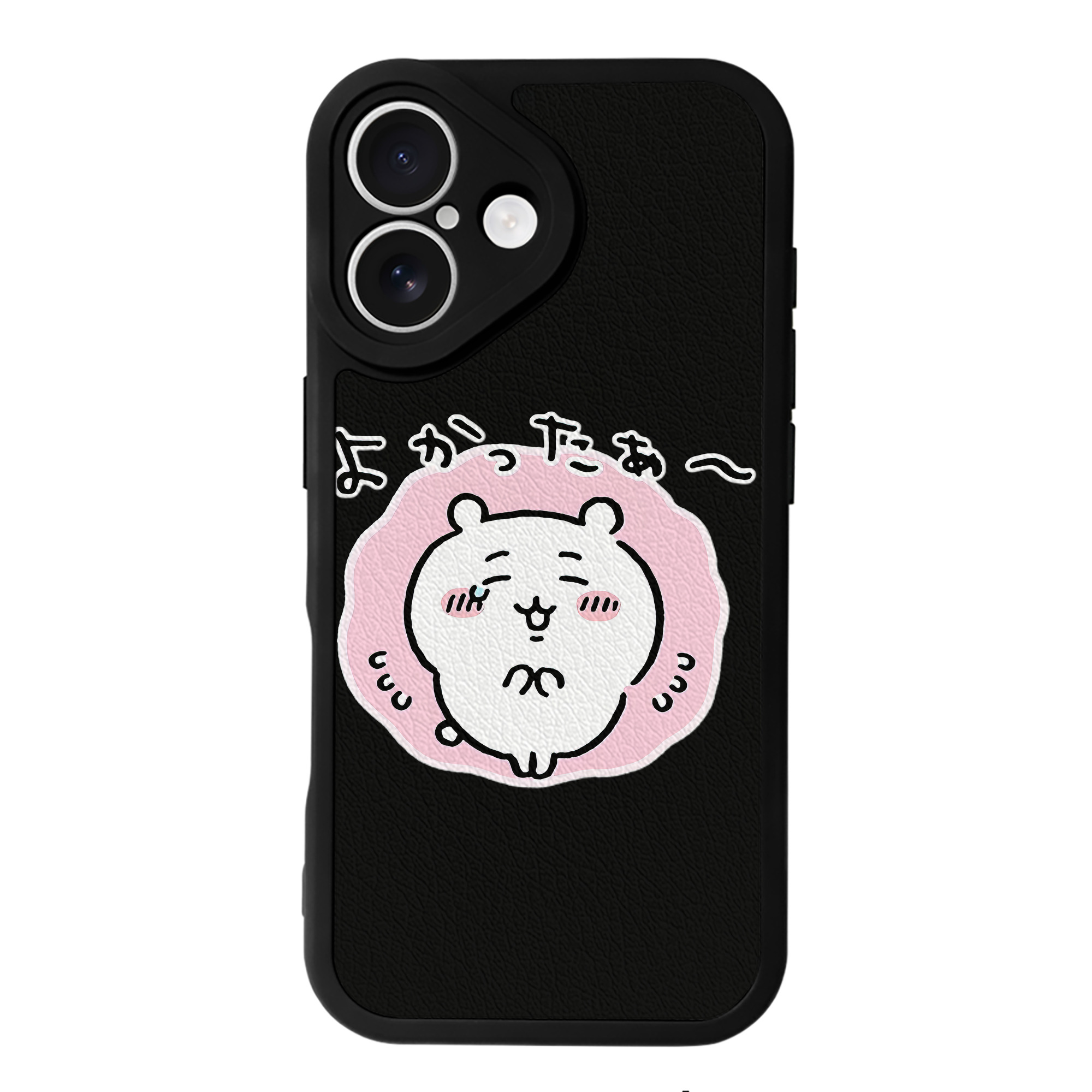 （画像用） ちいかわ ちいかわ Chii-kawa chiikawa 【iPhone 16シリーズ対応】シリコンスマホケース（レザー調） 材質：シリコン